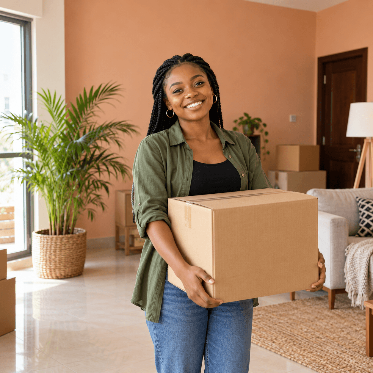 Illustrative scene for move in